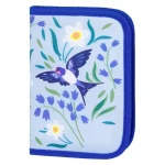 BAAGL Školní penál klasik dvě chlopně Vlaštovky / 19.5x12.5x5.5 cm (A-30730)