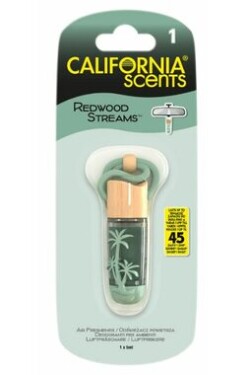 California Scents Hanging Vial Redwood Streams / Vůně do auta / Sekvoje / 45 dnů (5020144229650)