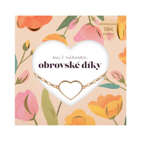 Náramek se vzkazem - Obrovské díky - Albi