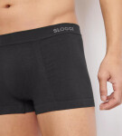 Pánské boxerky GO Smooth Hipster 2P - BLACK - černé 0004 - SLOGGI BLACK XL