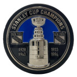 Mustang Puk New York Rangers NHL Ultra 3D Stanley Cup Medallion