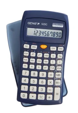 GENIE 52 SC tmavě modrá / Kalkulačka / školní / vědecká / 10místná / bateriové napájení (10429)