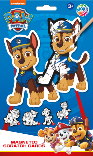 Magnetické vyškrabávací obrázky Tlapková patrola 10 ks - Craft Creative