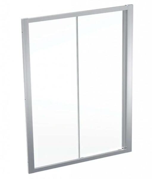 GEBERIT - GEO Sprchové dveře 140x190 cm, stříbrná/čiré sklo 560.163.00.2