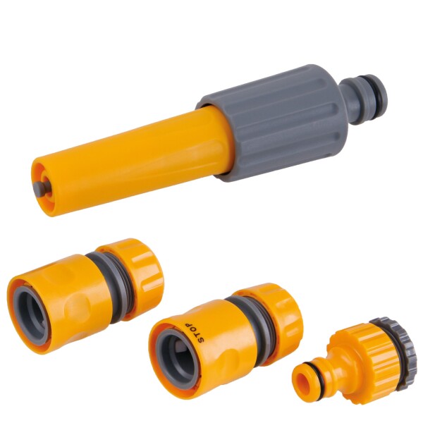 Tryska zavlažovací stavitelná, na rychlospojku 1/2", plastová, souprava, ROSA