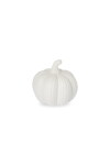 Storefactory Podzimní dekorace Dýně Hagshult 7 cm, bílá barva, keramika