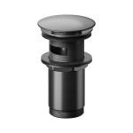 CERSANIT - Univerzální zátka klik-klak, černý gun metal S951-705