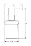 GROHE - Essentials Dávkovač tekutého mýdla, sklo/chrom 40394001