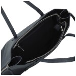 Módní dámská koženková kabelka na rameno Belle, tmavě modrá