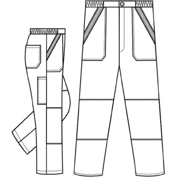Montérkové kalhoty pánské pas vz.838 194cm bar.