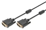 Digitus DVI-D Dual Link černý / Propojovací kabel / DVI(24+1) St/St / 3 m / feritová tlumivka / 2560×1600px (AK-320101-030-S)
