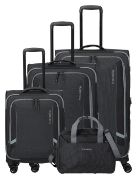 Travelite Corsiica S,M,L,BB Black BB: 20 l / S: 35/38 l / M: 62/67 l / L: 100/105 L TRAVELITE-8000140-01
