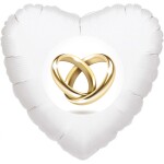 Prstýnky balónek srdíčko bílé balonky.cz Prstýnky balónek srdíčko bílé balonky.cz