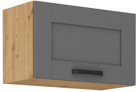 Horní skříňka nad digestoř Luna 60 GU-36 1F Barva korpusu: Dub artisan, Barva dvířek: Dust Grey
