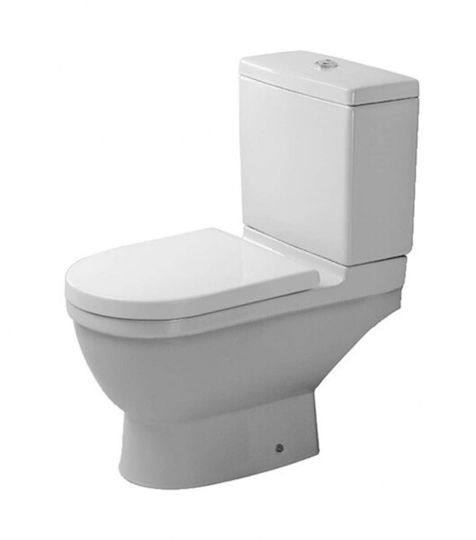 DURAVIT - Starck 3 WC kombi mísa, zadní odpad, s HygieneGlaze, alpská bílá 0126092000