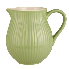 Ib Laursen Keramický džbán Mynte Wasabi 2 l, zelená barva, keramika