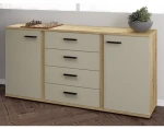 Komoda se zásuvkami Kanada, 170 cm, dub artisan/kašmírová béžová