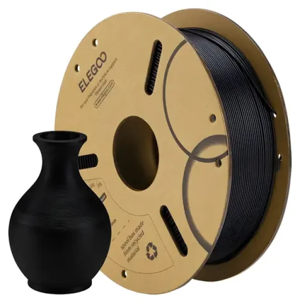 ELEGOO Filament PLA černá / struna pro 3D tiskárnu / PLA / 1.75mm / 1kg (50.203.0038)
