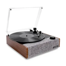 Victrola VTA-74-WLN-INT Eastwood II hněda / Gramofon / 3 rychlostní / BT / RCA (5060647651084)