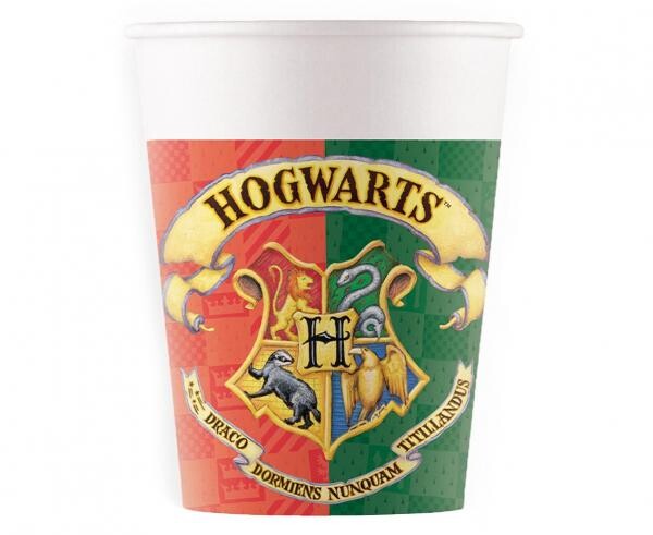 Harry Potter kelímky papírové 8 ks 200 ml Procos Harry Potter kelímky papírové 8 ks 200 ml Procos