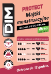 Menstruační noční kalhotky s krajkou DIM MENSTRUAL LACE SLIP - DIM - černá XL