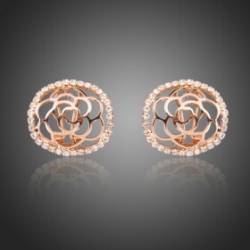 Náušnice Swarovski Elements Giannina, Zlatá