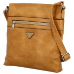 Trendy dámská koženková crossbody Laka, žlutá