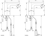 IDEAL STANDARD - CeraPlus Umyvadlová senzorová směšovací baterie, napájení 230V, chrom A6146AA