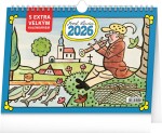 Kalendář 2026 stolní: Josef Lada s extra velkým kalendáriem, 30 x 21 cm