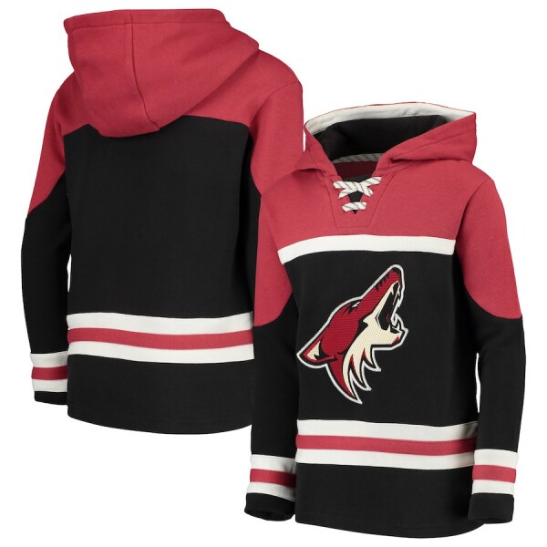 Fanatics Dětská Mikina Arizona Coyotes Asset Lace-Up Pullover Hoodie Velikost: Dětské L (13 - 14 let)