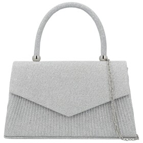 Módní dámská plesová kabelka Michelle Moon Adriel, stříbrná