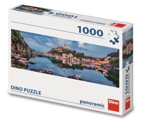 Puzzle Ostrov Krk Panoramic 1000 dílků - Dino