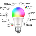 SMART LED žárovka Gosund WB4, 2700K, bílá+RGB