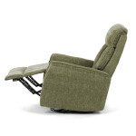 Polohovací křeslo, zelená, látka, TV-H9327 GRN2