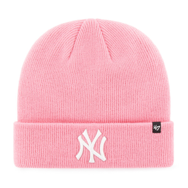 47 Brand Pánská zimní čepice New York Yankees MLB Raised '47 CUFF KNIT Rose