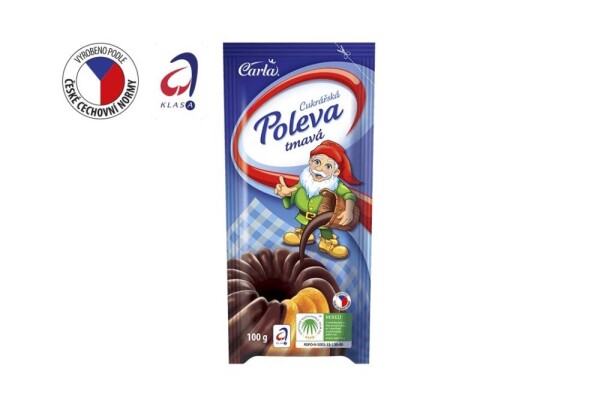 Carla Cukrářská poleva tmavá (100 g)