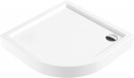 DEANTE - Jasmin bílá - Akrylátová sprchová vanička, půlkulatá, 90 cm KGJ_053B