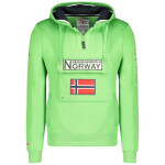 Unisex mikina WW4181H/GN Zelená vzor - Geographical Norway zelená vzor S