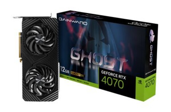 GAINWARD RTX 4070 Ghost OC 12GB / 1920 - 2550 MHz / 12GB GDDR6X / 192bit / 1x HDMI+3x DP / 200W (8) (GA4710562243895)