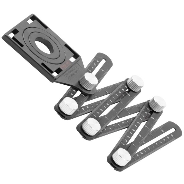 STREND PRO 2171757 Pravítko víceúčelové, skládací, kovové, 12 x 17,5cm