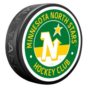 Mustang Puk Minnesota North Stars NHL Vintage Striped Textured
