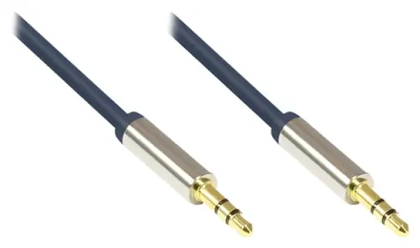 Good Connections audio kabel Jack 3.5mm modrá / Audio kabel / M-M / 3 m (GC-M0042)