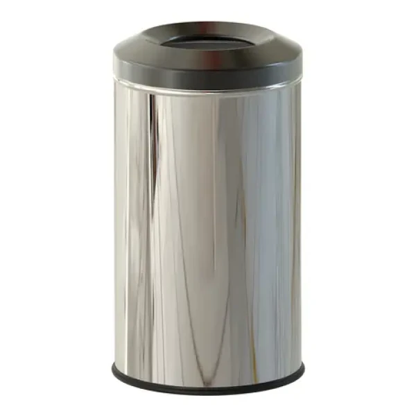 ALDA Fireguard 20 l / Odpadkový koš / samozhášecí / nerez ocel / lesklá