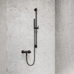 KLUDI - Nova Fonte Set sprchové hlavice, držáku, tyče 900 mm a hadice, černá mat 2084039-15