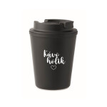 KÁVOHOLIK - černý termohrnek 300 ml