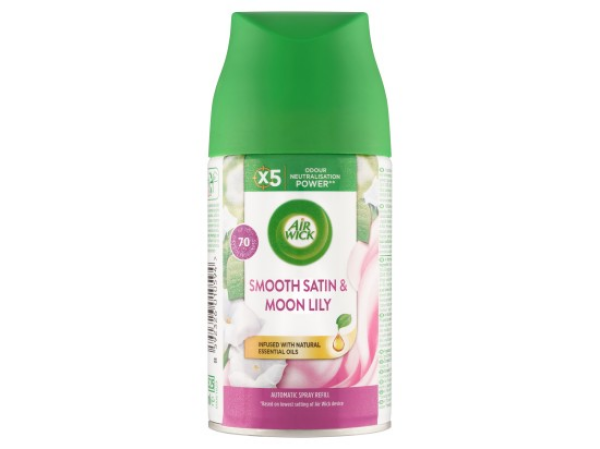 Air Wick Freshmatic Náplň do osvěžovače vzduchu jemný satén a měsíční lilie 250ml