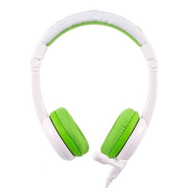 BuddyPhones School - zelená / Dětská sluchátka s mikrofonem / 3.5 mm jack / 1.4 m (BP-SCHOOLP-GREEN)