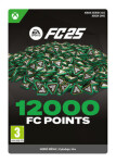 XSX EA SPORTS FC 25: 12000 bodů / El. licence / Sportovní / Angličtina / od 3 let / DLC pro Xbox Series (7F6-00846)