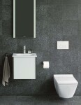 DURAVIT - Viu Umývátko 45x32 cm, bez přepadu, s otvorem pro baterii, bílá 0733450041