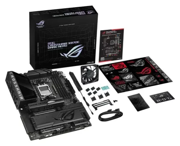 ASUS ROG CROSSHAIR X870E DARK HERO / Základní deska / Socket AM5 / AMD X870E / DDR5 / Wi-Fi 7 / 10GLAN / ATX (90MB1NT0-M0EAY0)